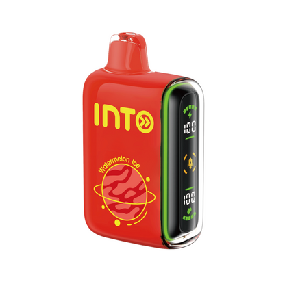 INTO Pulse Watermelon Ice Disposable Vape | 20,000 Puffs | Smart Dual-Screen Display | Adjustable Airflow | 16ml Capacity