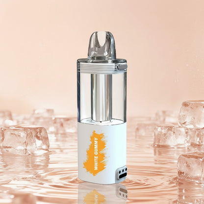 INTO White Gummy Disposable Vape | 50,000 Puffs | 19ml E-liquid | 500mAh | Transparent Galaxy Candy Design