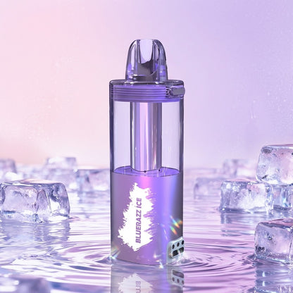 INTO Blue Razz Ice Disposable Vape | 50,000 Puffs | 19ml E-liquid | 500mAh | Transparent Galaxy Design