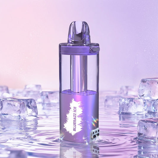 INTO Blue Razz Ice Disposable Vape | 50,000 Puffs | 19ml E-liquid | 500mAh | Transparent Galaxy Design